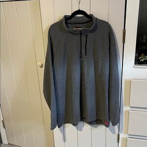 Men's Gray Zip-Up Sweater by Stormy Kromer